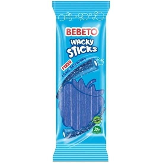 Fizzy Raspberry Wacky Sticks - Bebeto