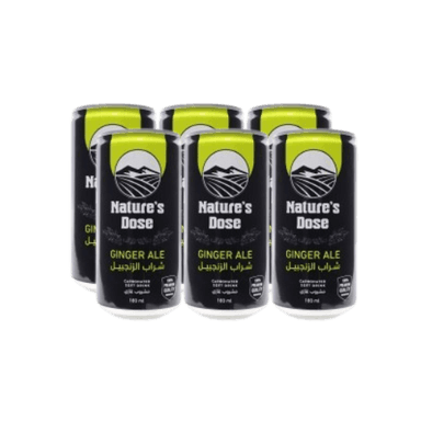 Nature's Dose Ginger Drink 180ml - 6 Cans